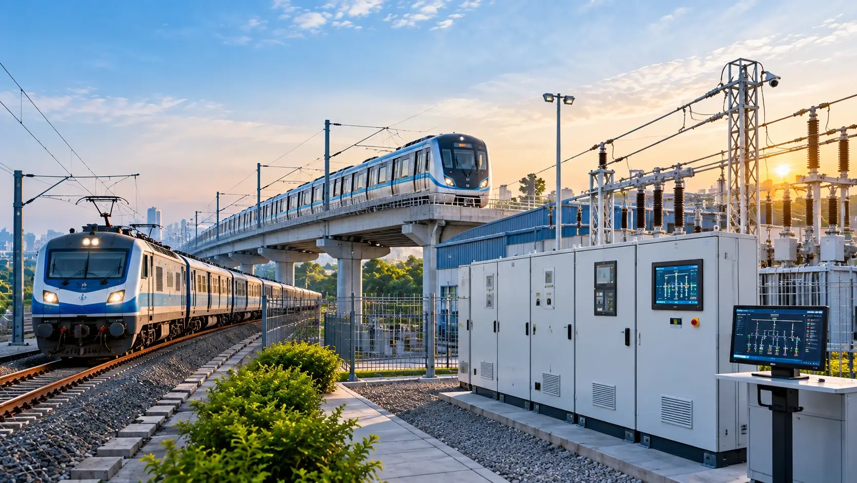 Railways and Metro Substation System